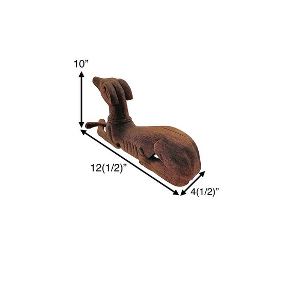 Dog Sculpture Carved Wood Whippet Statue Vintage Greyhound Figurine Rustic Decor - Picture 2 of 9